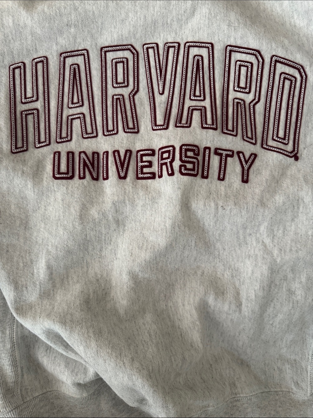 Gray Harvard U  Crewneck Sweatshirt - Women's